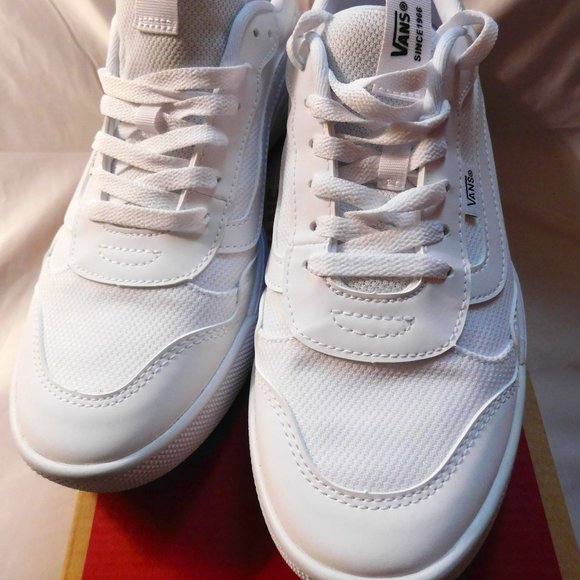 Vans Exp Mesh True White Sneakers Woman's Size 9.5 New in Box - Picture 1 of 8
